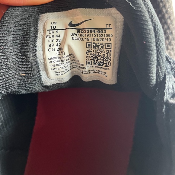 Nike Revolution 5 Running Sneakers Black Size 10 - Picture 4 of 13